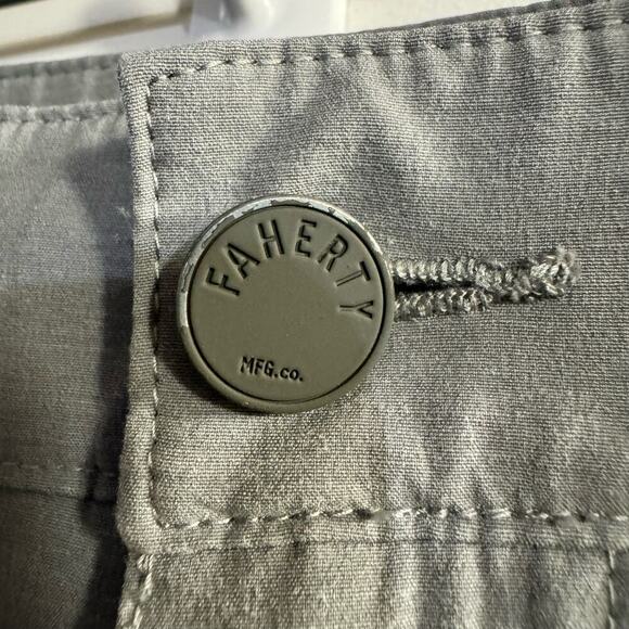 Faherty Men’s All Day Shorts In Ice Gray Size 36 - Picture 8 of 13